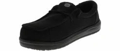 Slip Resistant|HEYDUDE Wendy Work Women’s Carbon Toe Work Shoe Black