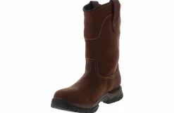 Safety Toe Boots|Slip Resistant|IRISH SETTER Two Harbors 11-In Pull On Men’s Steel Toe Boot Brown