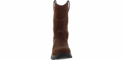 Safety Toe Boots|Slip Resistant|IRISH SETTER Two Harbors 11-In Pull On Men’s Steel Toe Boot Brown