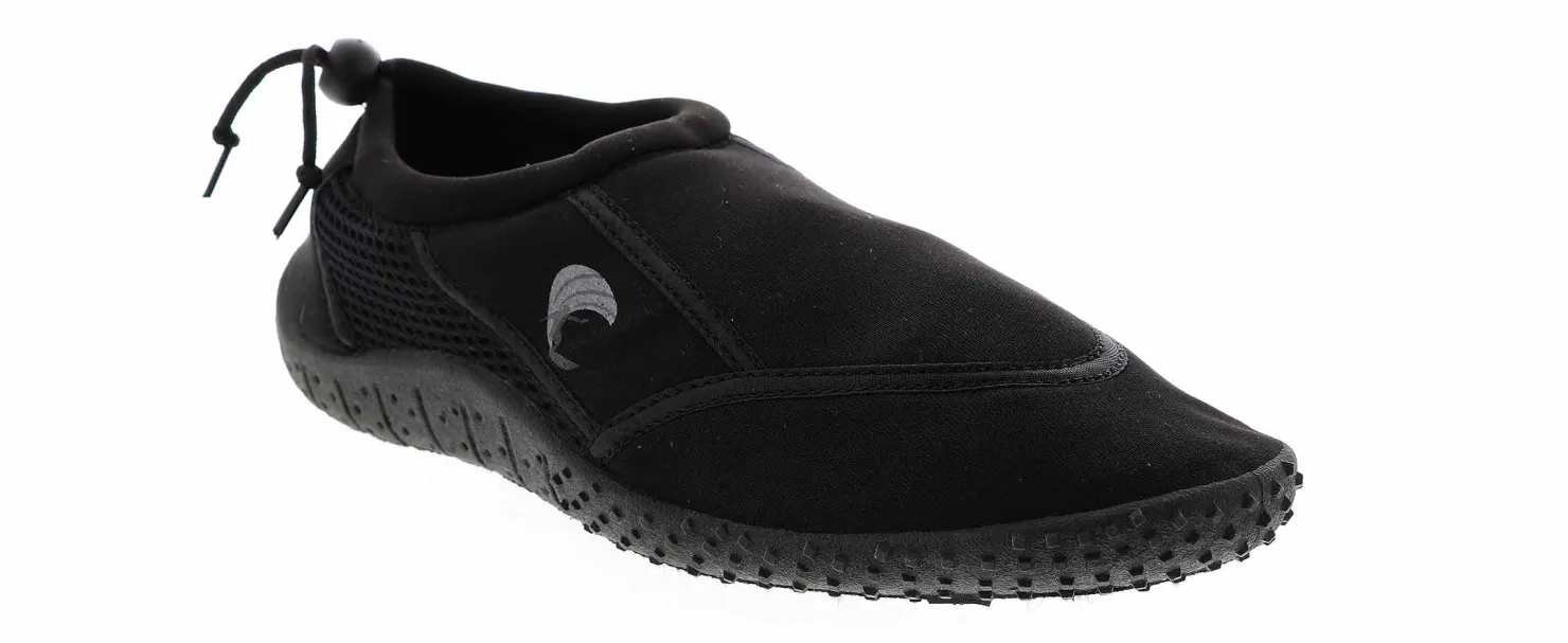 Water Shoes|ISLAND SURF Aqua Sox Men's Water Shoe Black