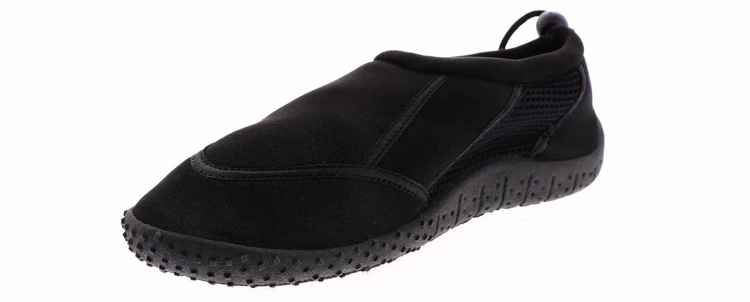 Water Shoes|ISLAND SURF Aqua Sox Men's Water Shoe Black