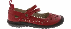 Flat|Comfort Shoes|JBU Bellerose Encore Mary Jane Women’s Casual Shoe Red