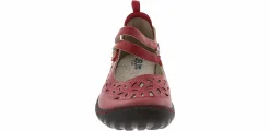 Flat|Comfort Shoes|JBU Bellerose Encore Mary Jane Women’s Casual Shoe Red