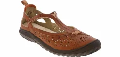 Flat|Comfort Shoes|JBU Daffodil Whisky Mary Jane Women’s Comfort Shoe Brown