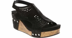 Comfort Sandals|Wedge & Platform Sandals|JELLYPOP Alasia Women’s Wedge Sandal Black