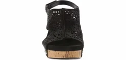 Comfort Sandals|Wedge & Platform Sandals|JELLYPOP Alasia Women’s Wedge Sandal Black