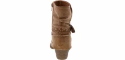 Short Boots & Booties|Wedge & Heeled Boots|JELLYPOP Harlyn Women’s Fashion Boot Brown