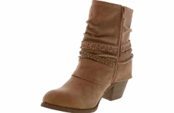 Short Boots & Booties|Wedge & Heeled Boots|JELLYPOP Harlyn Women’s Fashion Boot Brown