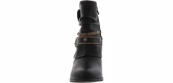 Wide-Width Boots|Short Boots & Booties|JELLYPOP Rhory Women’s Fashion Boot Black