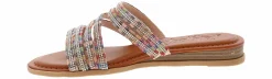 Flat Sandals|JELLYPOP Villa Beaded Women's Fashion Sandal Multicolor