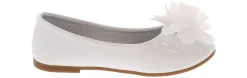 Dress Shoes|JOSMO Patent Floral Toddler Girls’ (5-10) Dress Flat White