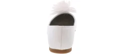 Dress Shoes|JOSMO Patent Floral Toddler Girls’ (5-10) Dress Flat White