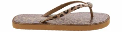 Comfort Sandals|Flip Flops|JUICY COUTURE Selfless Women’s Thong Sandal Brown
