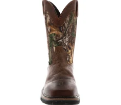Safety Toe Boots|JUSTIN BOOTS Rugged Men's Composite Toe Work Boot Brown