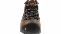 Safety Toe Boots|Slip Resistant|KEEN UTILITY Detroit XT Mid Men's Steel Toe Work Boot Brown
