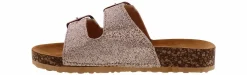 Sandals|KENSIE GIRL Rose Gold Youth Girls’ (11-5) Footbed Sandal Pink