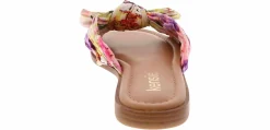 Comfort Sandals|Flat Sandals|KENSIE Renta 2 Floral Tie Women's Slide Sandal Multicolor
