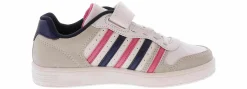 Athletic & Sneakers|Casual|K-SWISS Court Palisades Youth Girls' (11-3) Athletic Sneaker White