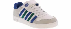 Athletics & Sneakers|Casual|K-SWISS Palisades Strap Youth Boys' (11-3) Court Sneaker White