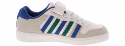 Athletics & Sneakers|Casual|K-SWISS Palisades Strap Youth Boys' (11-3) Court Sneaker White