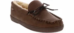 Comfort Shoes|Comfort|LAMO Classic Moc Waxed Men’s Wide-Width Comfort Slipper Brown