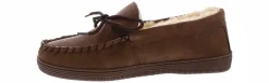 Comfort Shoes|Comfort|LAMO Classic Moc Waxed Men’s Wide-Width Comfort Slipper Brown