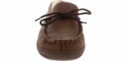 Comfort Shoes|Comfort|LAMO Classic Moc Waxed Men’s Wide-Width Comfort Slipper Brown
