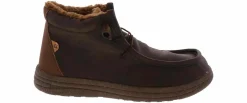 Short Boots|LAMO Trent Men’s Faux Fur Boot Brown