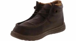 Short Boots|LAMO Trent Men’s Faux Fur Boot Brown