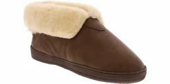 Comfort Shoes|Slippers|LAMO Waxed Men’s Comfort Slipper Brown