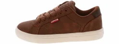 Athletics & Sneakers|Casual|LEVIS Levi’s Jeffrey Tan Youth Boys’ (11-3) Casual Sneaker Brown