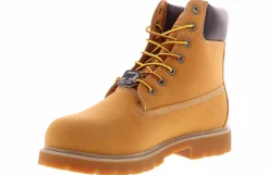 Safety Toe Boots|Slip Resistant|LUGZ Drifter 6-Inch Men’s Steel Toe Work Boot Brown