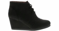 Wedge & Heeled Boots|Short Boots & Booties|MANHATTAN COLLECTION Maddie Women's Wedge Bootie Black