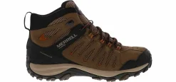 Hiking Boots|Trail|MERRELL Crosslander 3 Mid Men’s Wide-Width Waterproof Hiking Boot Brown