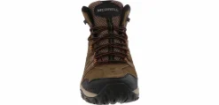 Hiking Boots|Trail|MERRELL Crosslander 3 Mid Men’s Wide-Width Waterproof Hiking Boot Brown