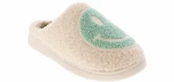 Slippers|Comfort Shoes|MIA Cozi Happy Face Women’s Slipper White