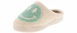 Slippers|Comfort Shoes|MIA Cozi Happy Face Women’s Slipper White