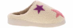 Flat|Comfort Shoes|MIA Cozi Stars Women’s Slippers White