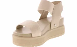 Comfort Sandals|MIA Junia Strap Women's Platform Sandal Beige