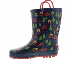 Boots|NORTHSIDE Campfire Youth Boys' (11-3) Rain Boot Blue