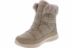 Short Boots & Booties|Winter Boots|NORTHSIDE Juniper Fur Women’s Waterproof Snow Boot Grey