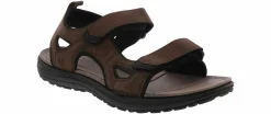 Comfort Sandals|Water|NORTHSIDE Riverside Lite Men’s Wide-Width Sandal Brown