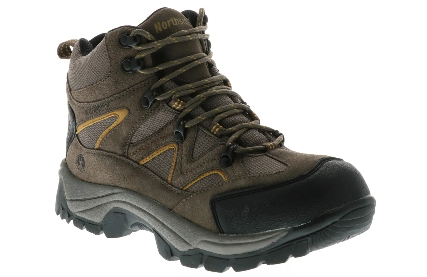 Short Boots|Hiking Boots|NORTHSIDE Suede Snohomish Men's Wide-Width Hiking Boot Brown