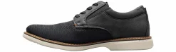 Comfort Shoes|NUNN BUSH Otto Knit Plain Toe Navy Men's Oxford Blue