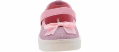 Casual|OOMPHIES Quinn Glitter Toddler Girls’ (5-10) Casual Shoe Pink