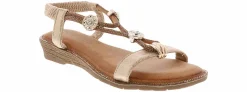 Comfort Sandals|PATRIZIA BY SPRING STEP Charmer Women’s Fashion Sandal Gold
