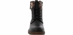 Short Boots & Booties|Combat Boots|PATRIZIA BY SPRING STEP Rainier Women’s Fashion Combat Boot Black