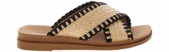 Flat Sandals|PIERRE DUMAS Caliso Natural Women's Wedge Sandal Beige