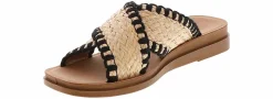Flat Sandals|PIERRE DUMAS Caliso Natural Women's Wedge Sandal Beige