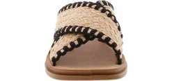 Flat Sandals|PIERRE DUMAS Caliso Natural Women's Wedge Sandal Beige